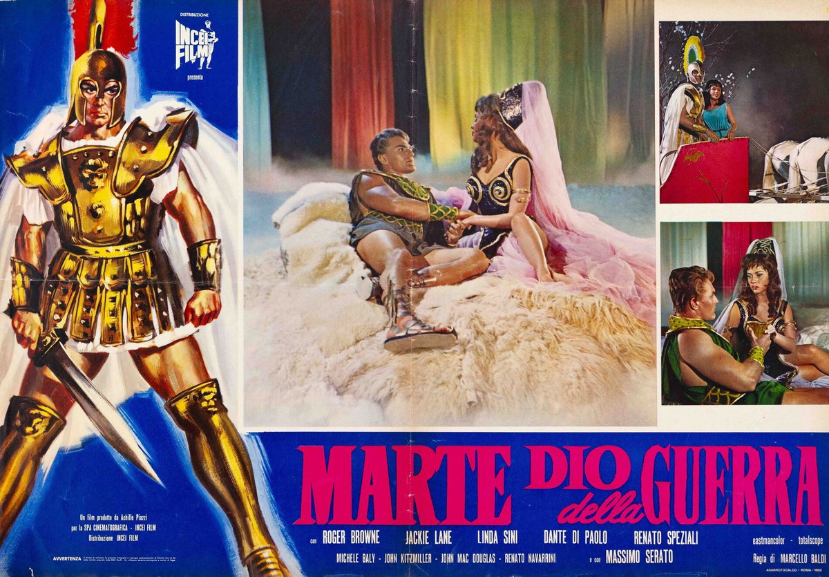Fotobusta 2 per il film Marte, dio della guerra (1962)