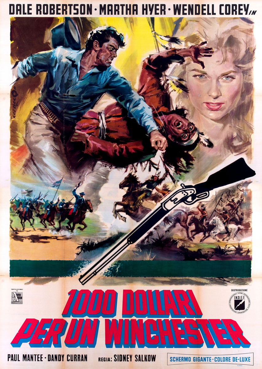 1000 dollari per un Winchester - Manifesto 1