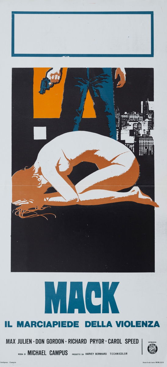 Mack - Il marciapiede della violenza - Locandina 1