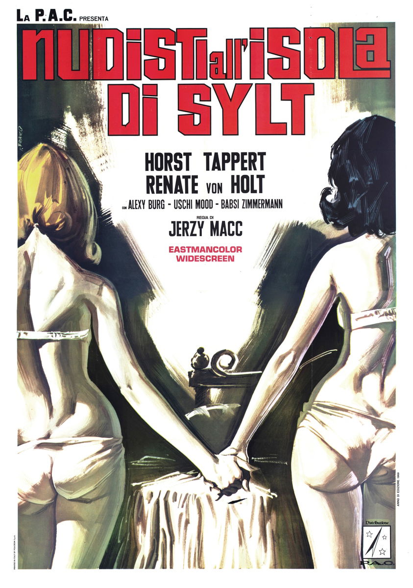 Nudisti all'isola di Sylt - Manifesto 1