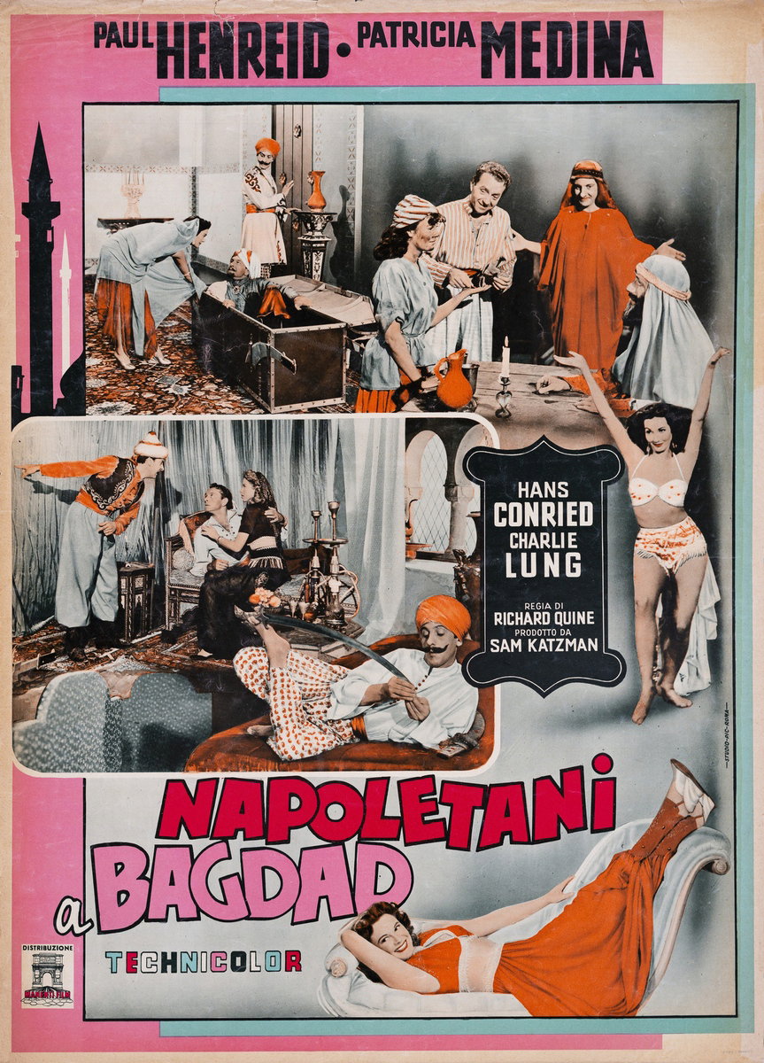 Fotobusta 3 per il film Napoletani a Bagdad (1953)