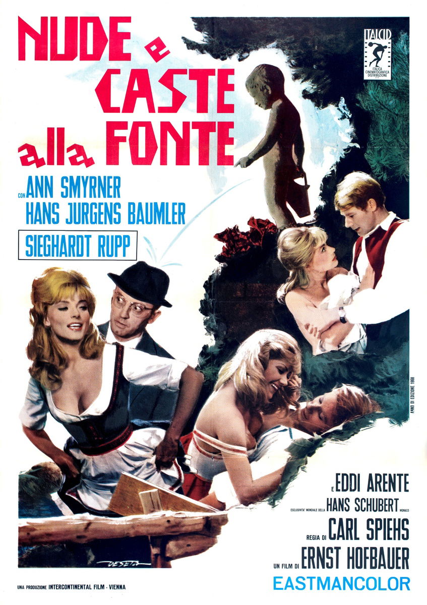 Nude e caste alla fonte - Manifesto 1