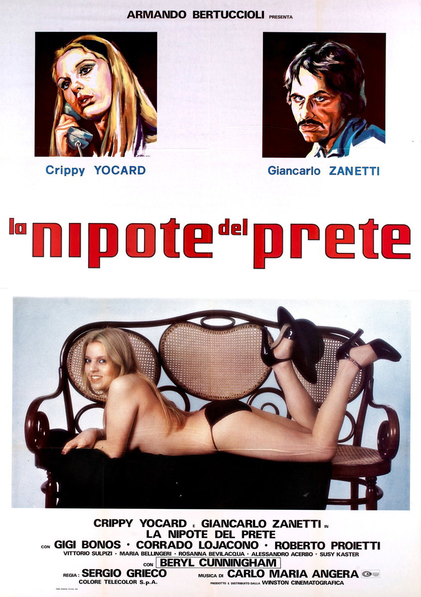Poster 2 for the film La nipote del prete (1976)