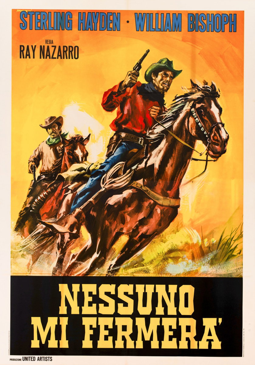 Poster 2 for the film Top Gun (1955), painted by Ezio Tarantelli