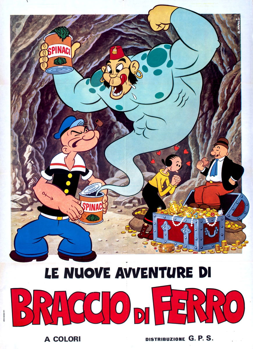 Le nuove avventure di Braccio di Ferro - Manifesto 1