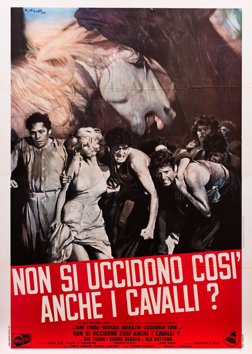 Poster 2 for the film They Shoot Horses, Don't They? (1969), painted by Averardo Ciriello