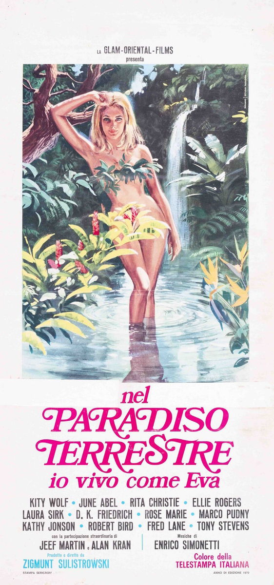 Nel paradiso terrestre io vivo come Eva - Lobby Card 1