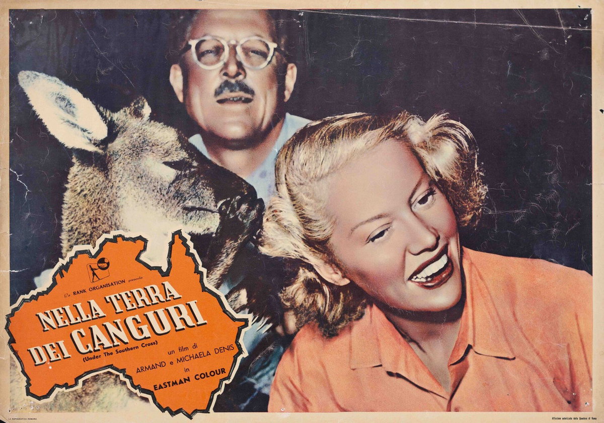 Fotobusta 2 per il film Nella terra dei canguri (1954)
