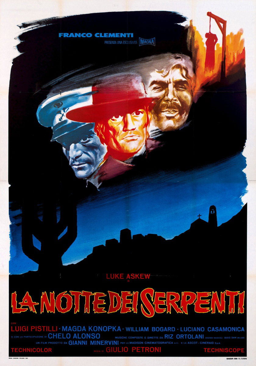 Manifesto 2 per il film La notte dei serpenti (1969)