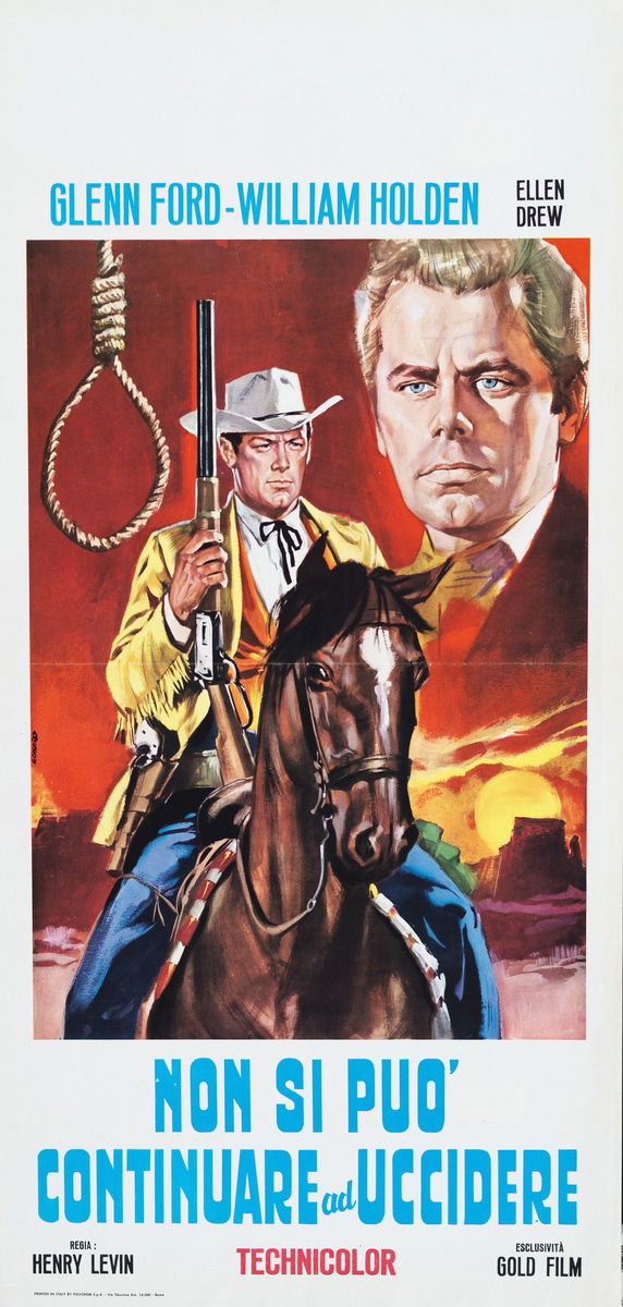 The Man from Colorado - Lobby Card 1