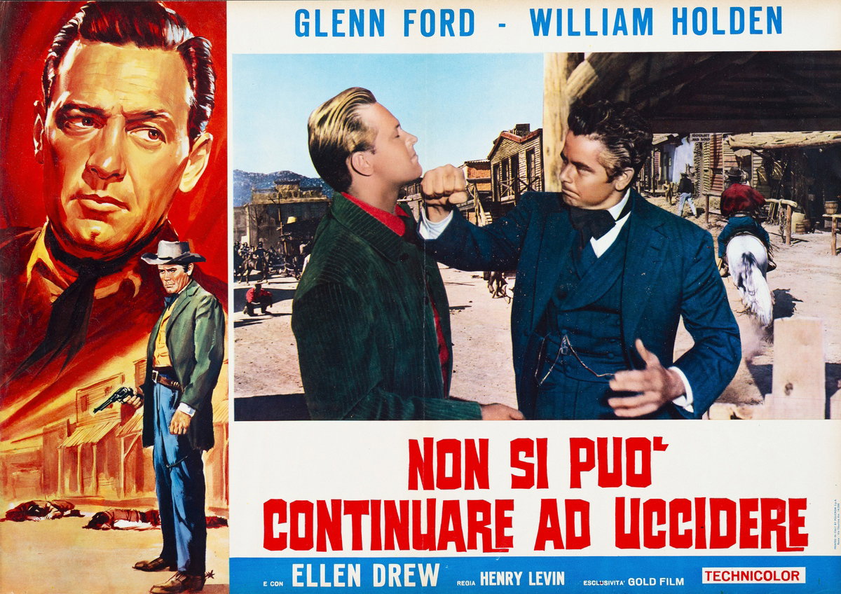 Fotobusta 2 per il film L'uomo del Colorado (Non si può continuare ad uccidere) (1948)