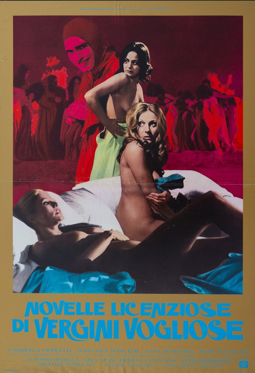 Poster 3 for the film The Thousand and One Nights of Boccaccio in Canterbury (1973)