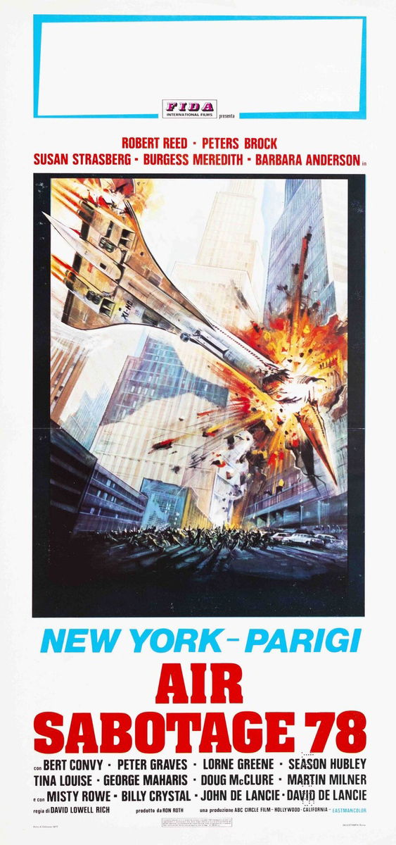 New York Parigi air sabotage '78 - Locandina 1