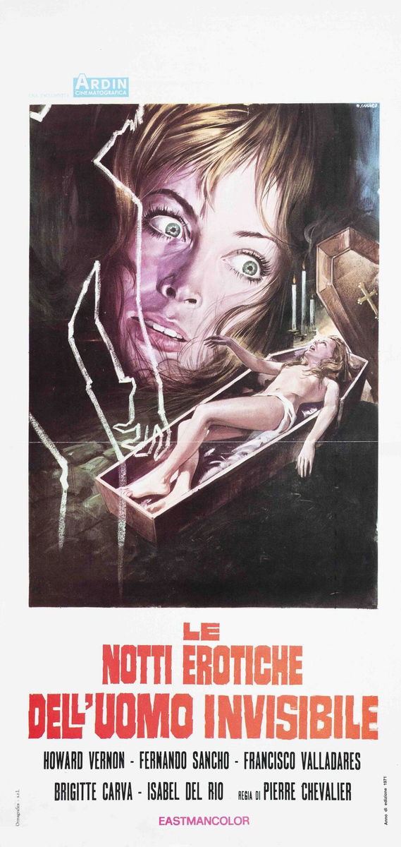 Le notti erotiche dell'uomo invisibile - Lobby Card 1