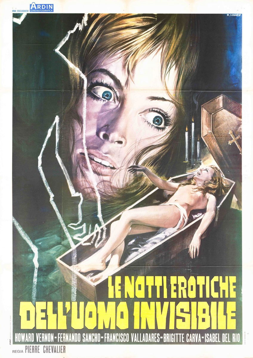 Le notti erotiche dell'uomo invisibile - Manifesto 1