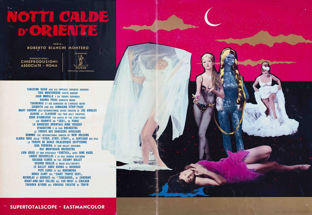 Fotobusta 2 per il film Notti calde d'Oriente (1962)