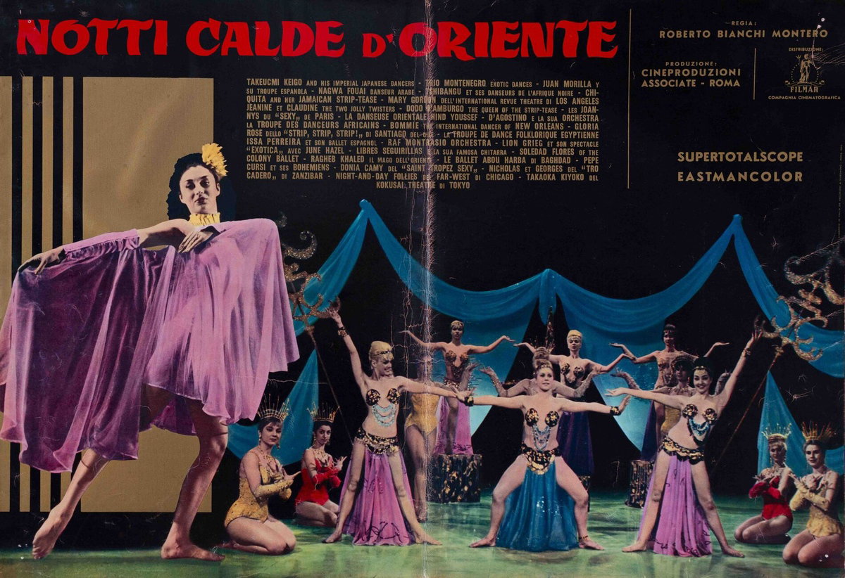 Fotobusta 4 per il film Notti calde d'Oriente (1962)
