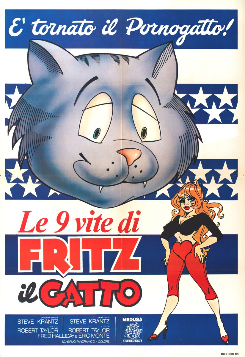 The Nine Lives of Fritz the Cat - Poster 1