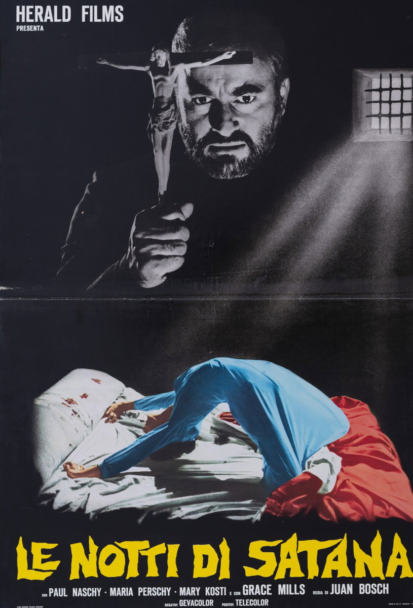 Manifesto 2 per il film Le notti di Satana (1975)