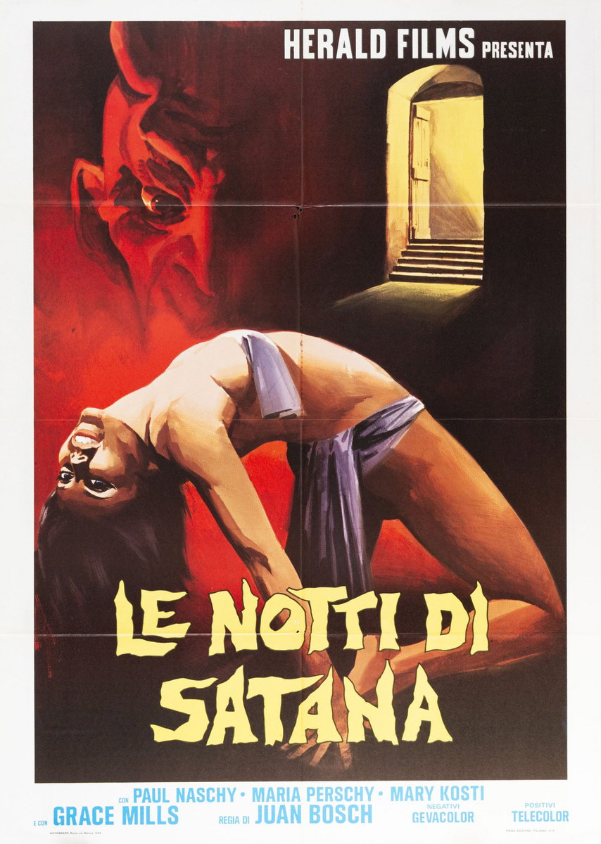 Manifesto 3 per il film Le notti di Satana (1975)