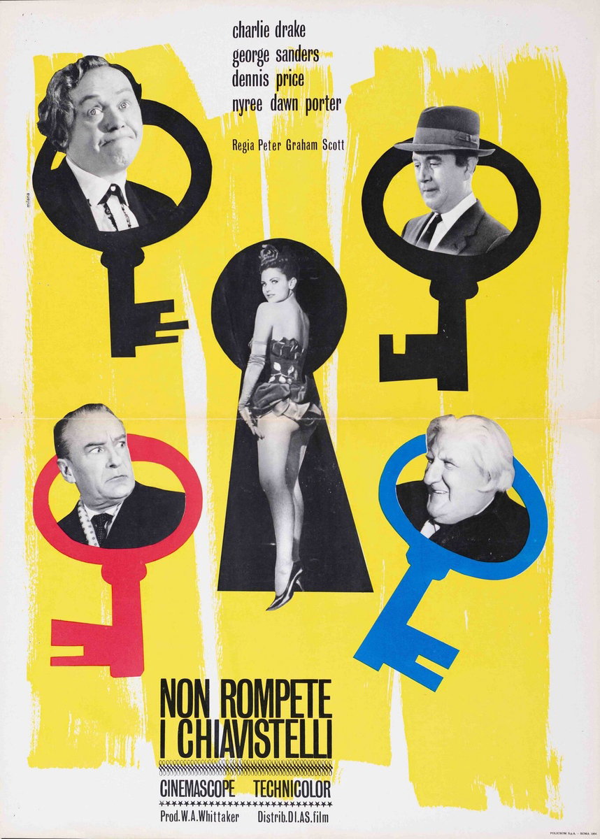 Manifesto 2 per il film Non rompere i chiavistelli (1963)