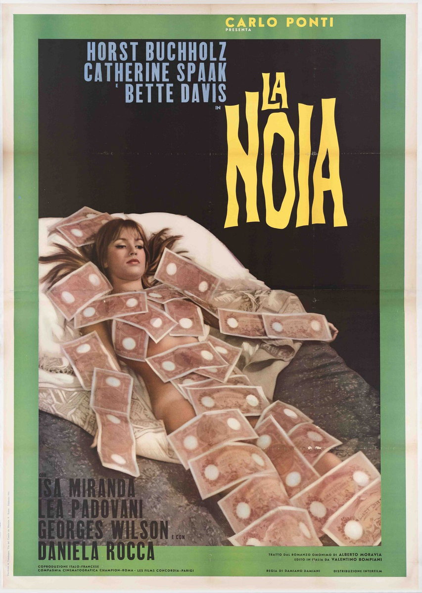 Manifesto 2 per il film La noia (1963)