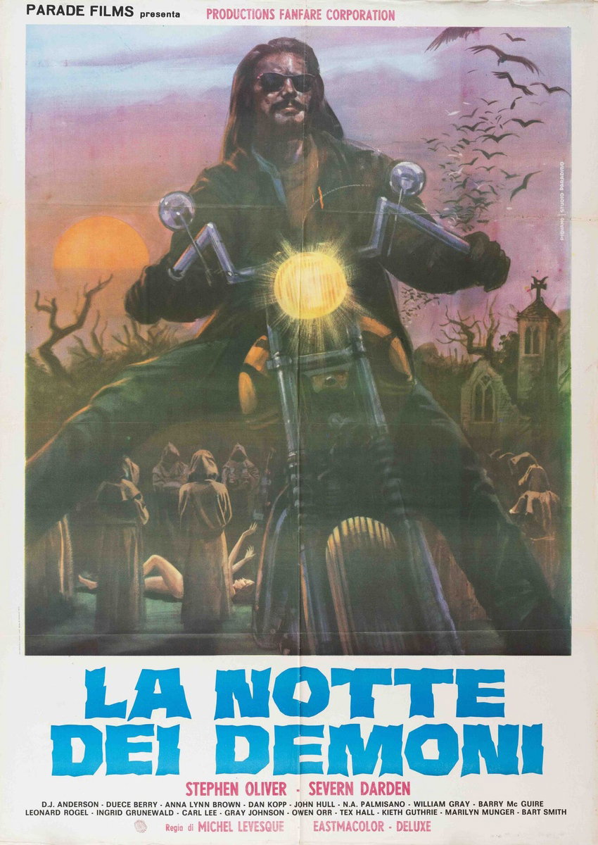 Manifesto 3 per il film La notte dei demoni (1971)