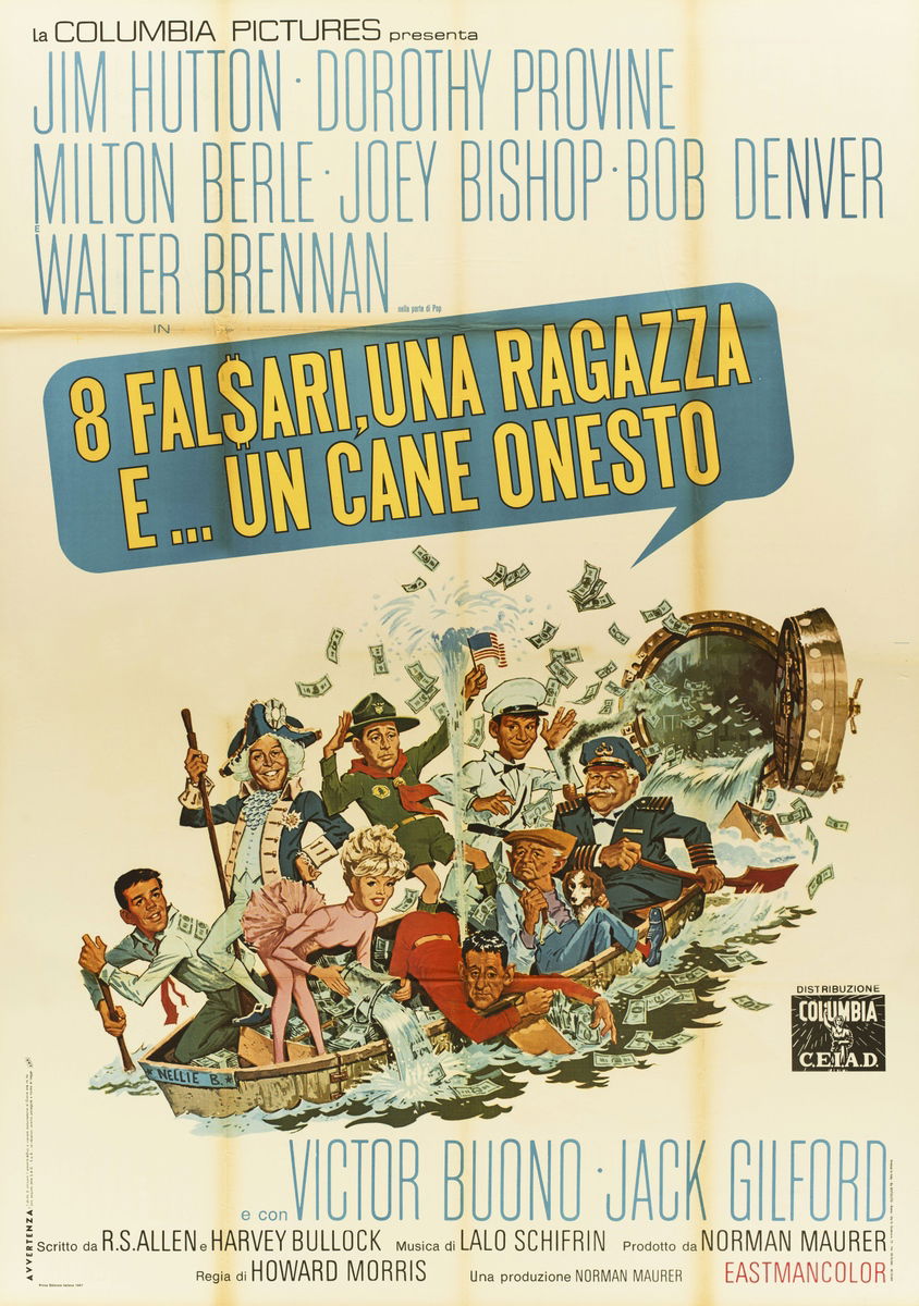 8 falsari, una ragazza e... un cane onesto - Manifesto 1