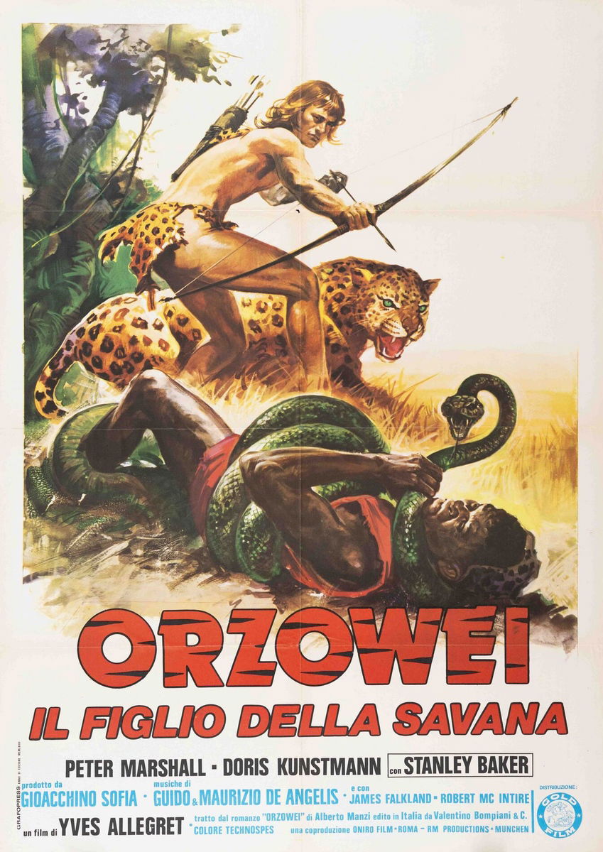 Orzowei - Il figlio della savana - Manifesto 1