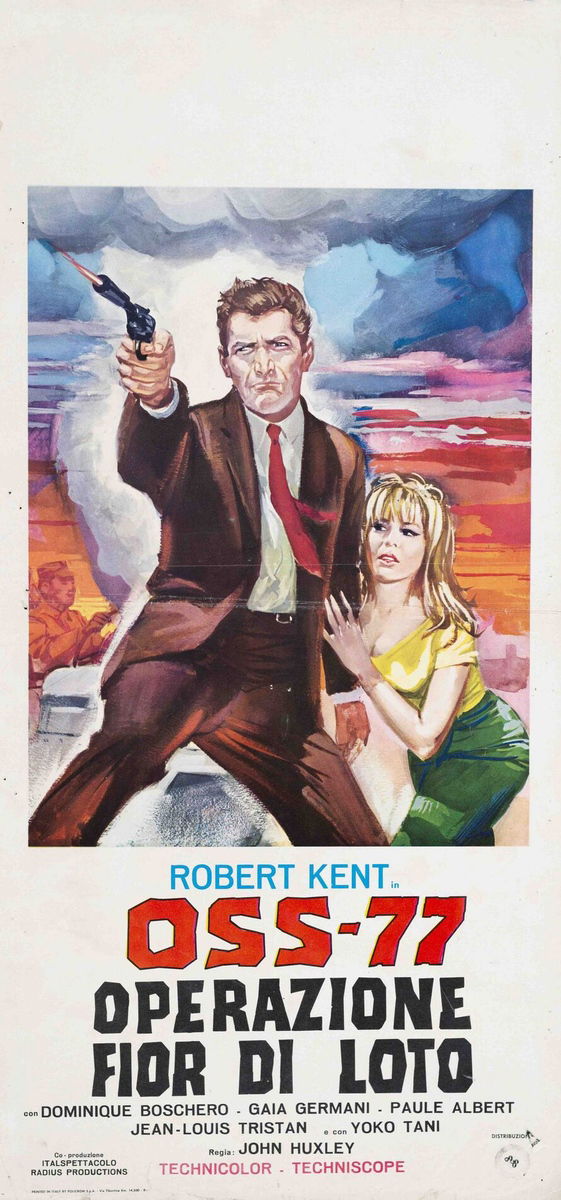 Oss-77 - Operazione fior di loto - Locandina 1