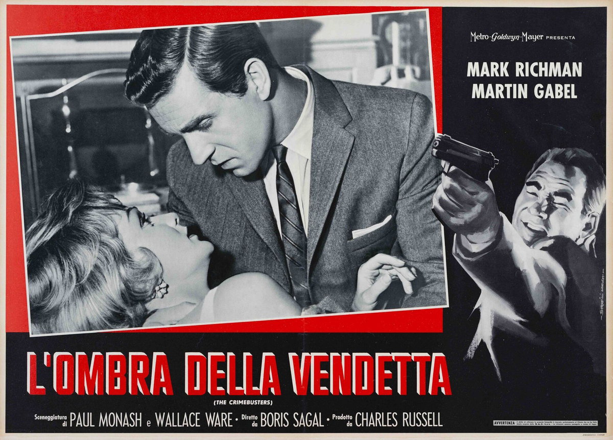 Fotobusta 2 per il film L'ombra della vendetta (1961)