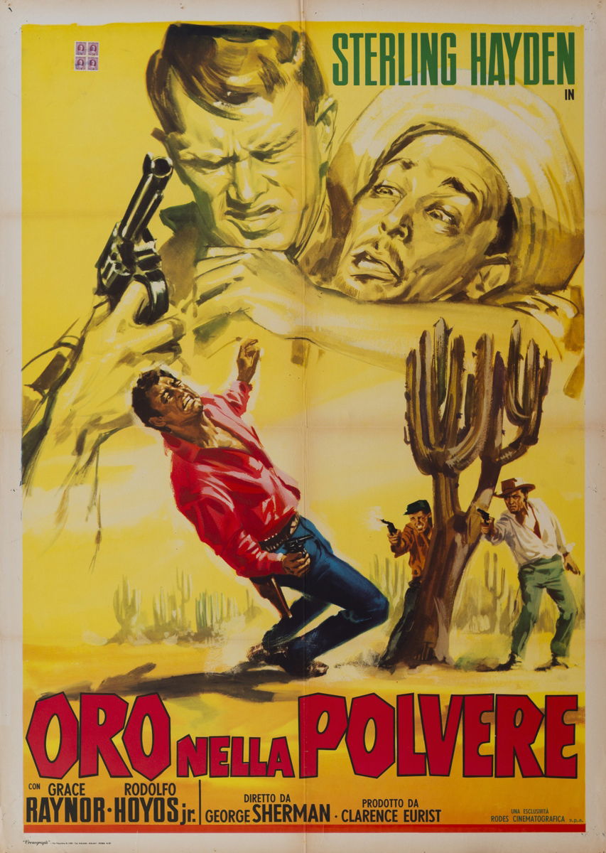 Oro nella polvere - Manifesto 1