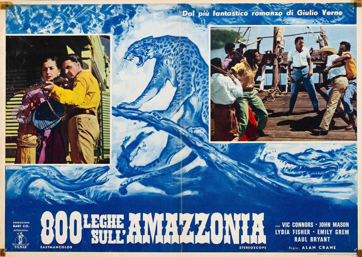 800 leghe sull'Amazzonia - Fotobusta 1