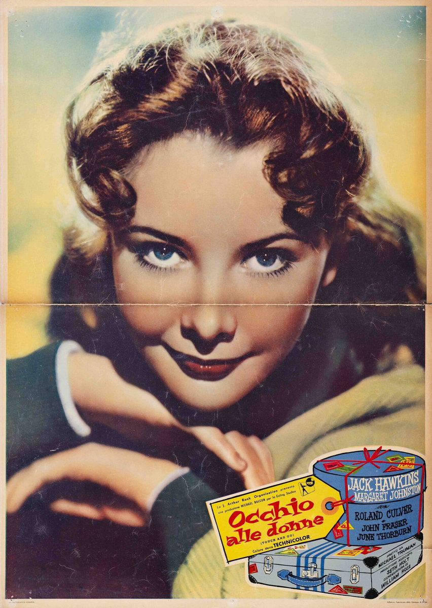 Poster 2 for the film Touch and Go (1955)