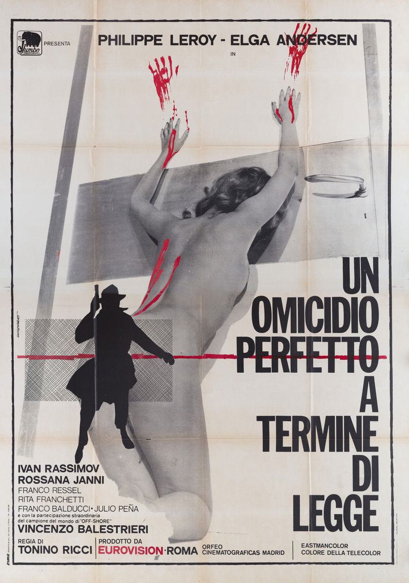 Un omicidio perfetto a termine di legge - Manifesto 1