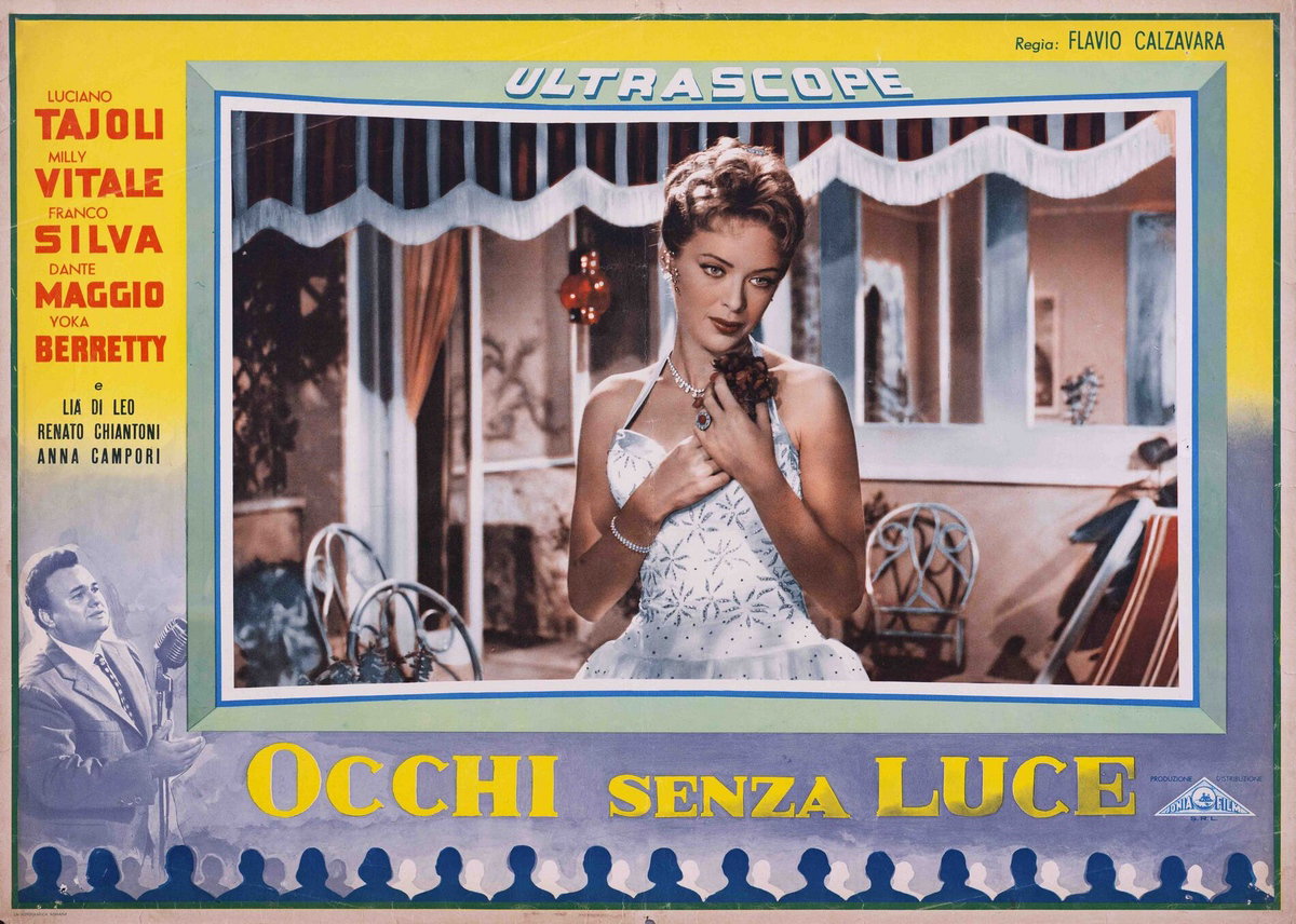 Fotobusta 2 per il film Occhi senza luce (1956)