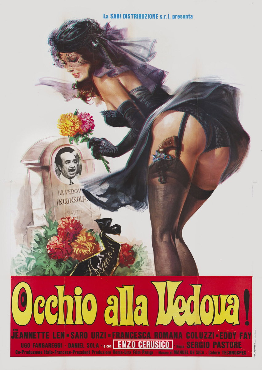 Poster 2 for the film Occhio Alla Vedova! (1976)