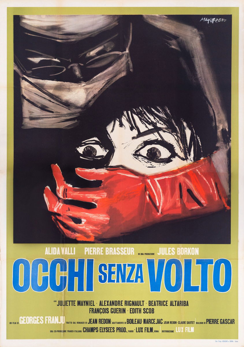 Occhi senza volto - Manifesto 1