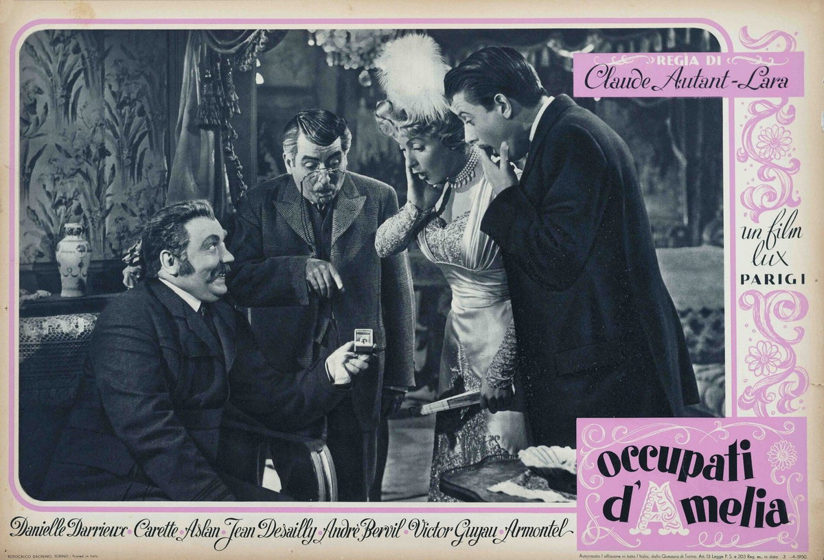 Fotobusta 2 per il film Occupati di Amelia (1949)