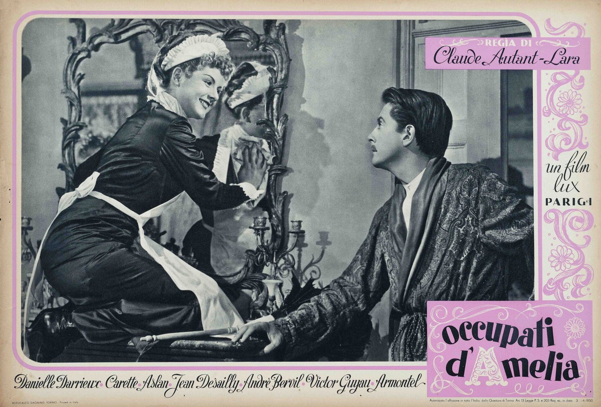 Fotobusta 3 per il film Occupati di Amelia (1949)