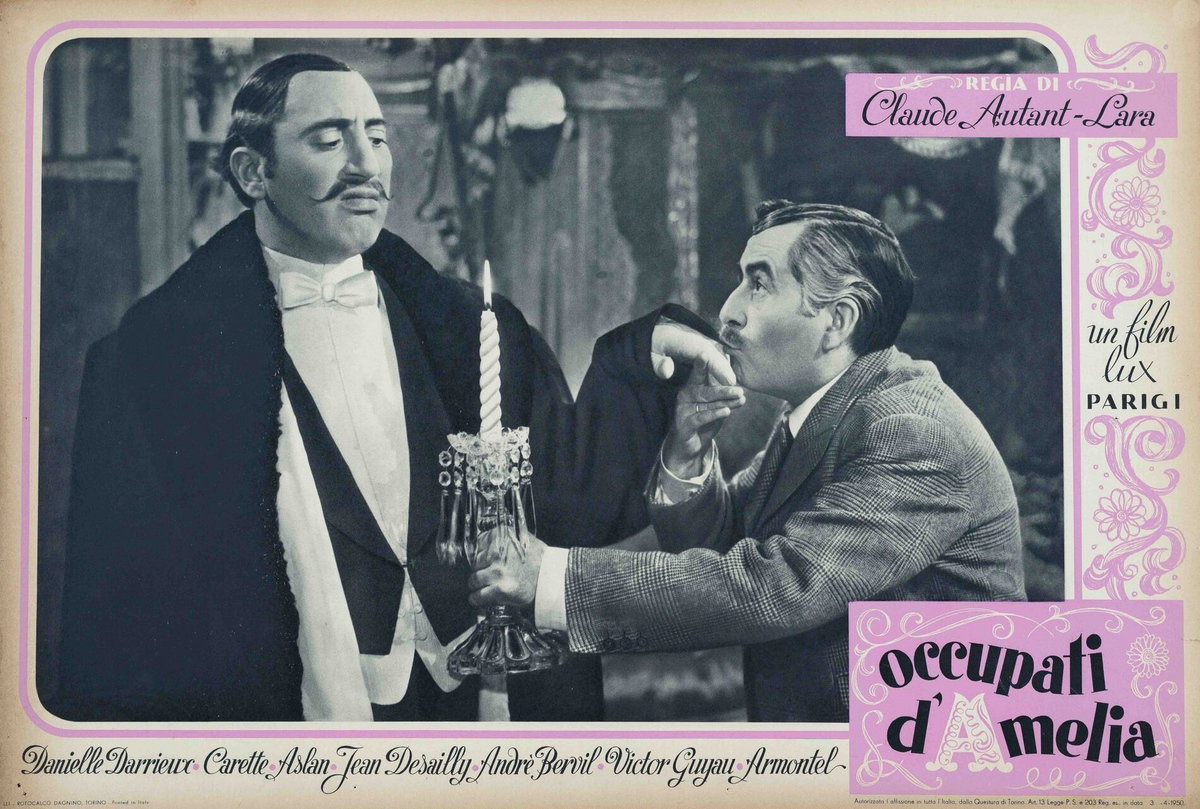 Fotobusta 4 per il film Occupati di Amelia (1949)