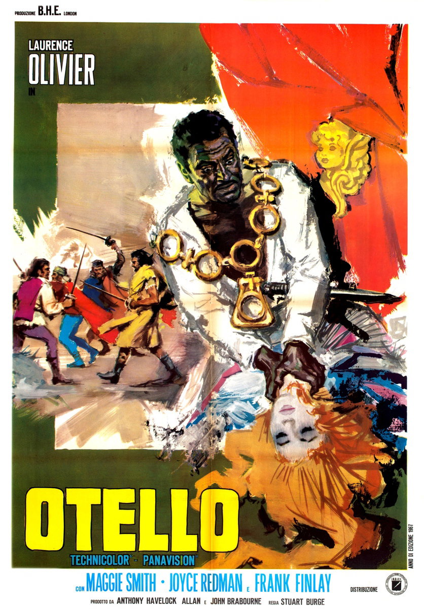 Manifesto 3 per il film Otello (1965)