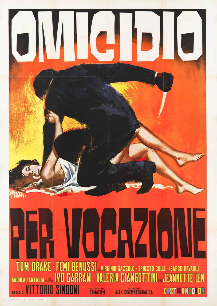 Omicidio per vocazione - Manifesto 2