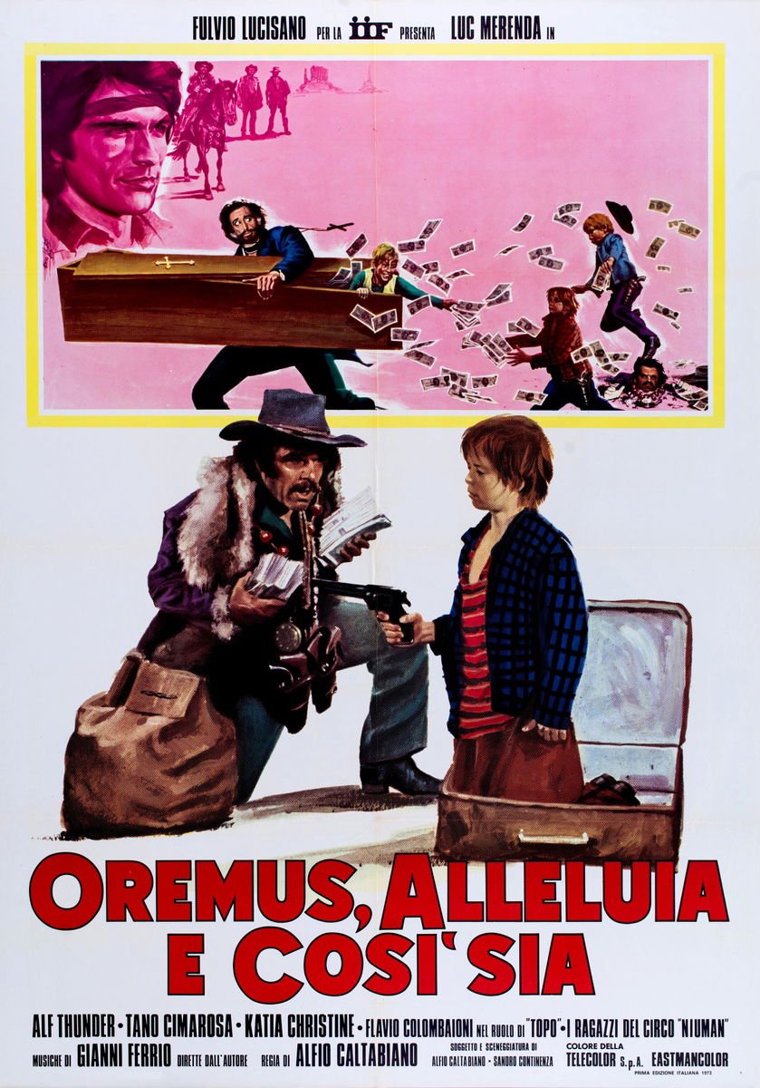 Oremus, Alleluia e così sia - Manifesto 1