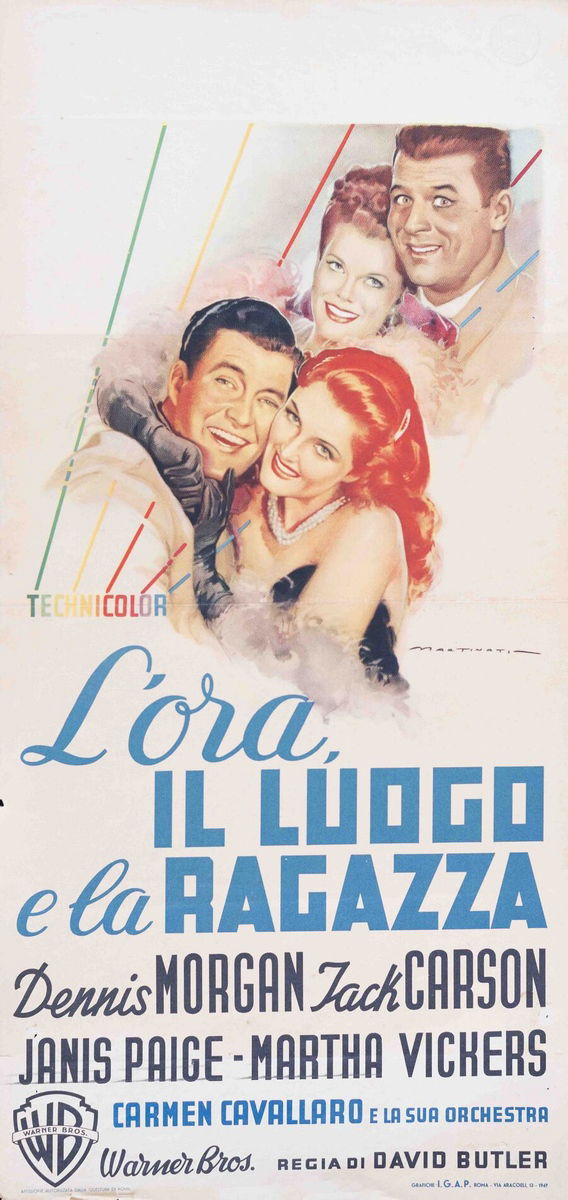 The Time, The Place and The Girl - Lobby Card 1