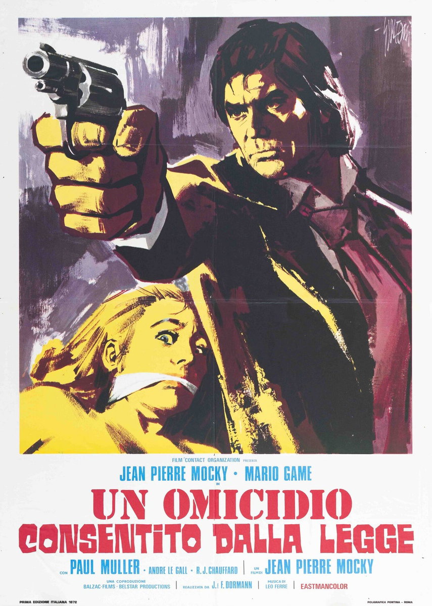 Manifesto 2 per il film Un omicidio consentito dalla legge (1971)