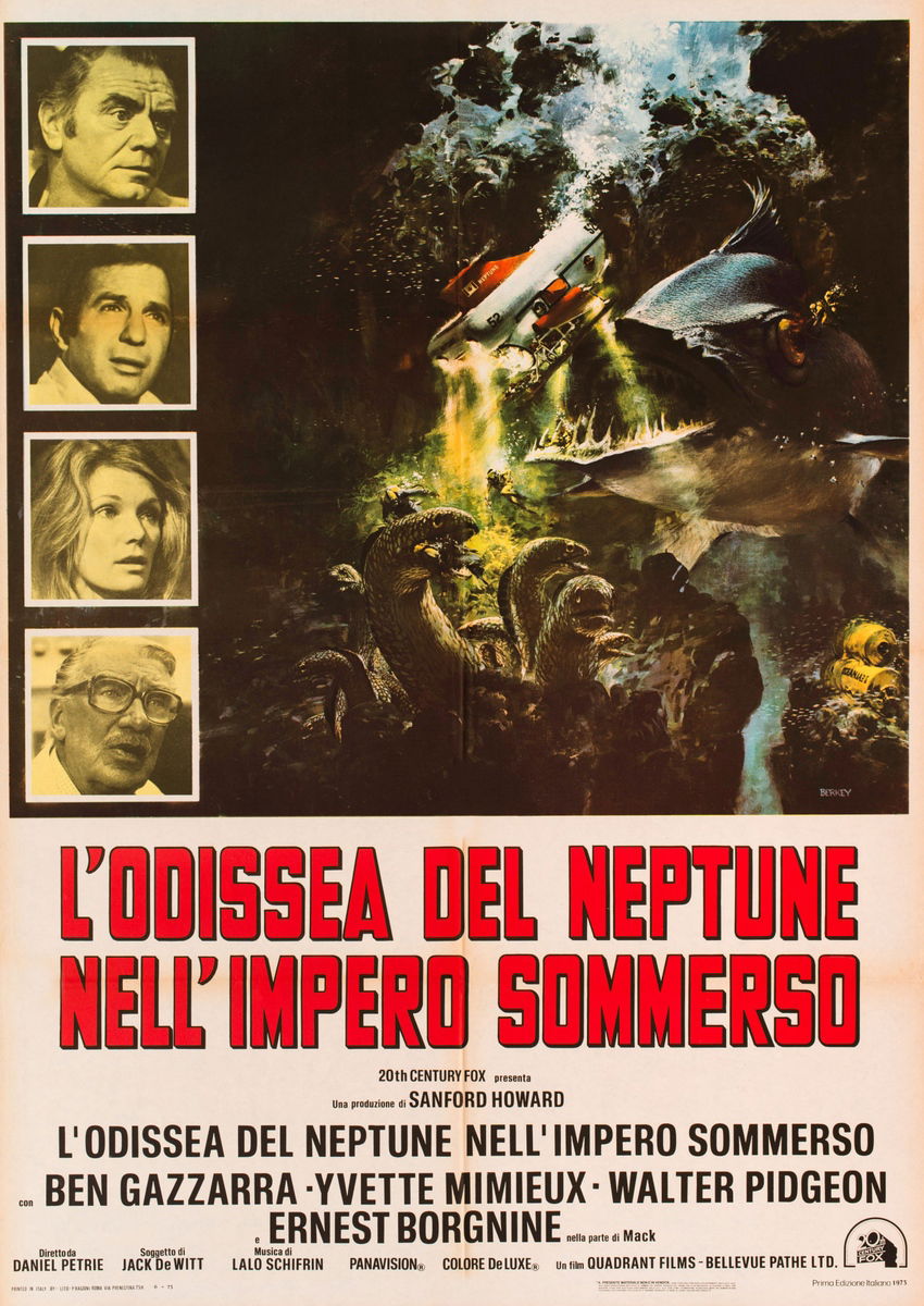 L'odissea del Neptune nell'impero sommerso - Manifesto 1