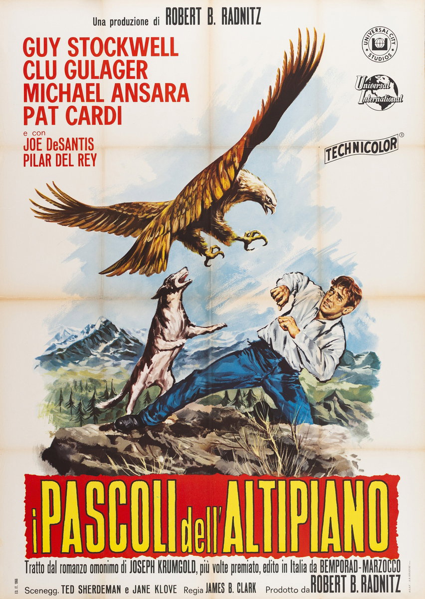 Manifesto 2 per il film I pascoli dell'altopiano (1966)