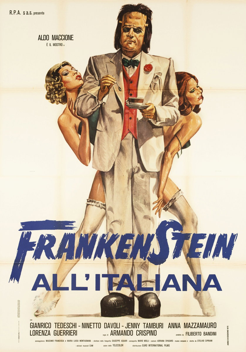 Poster 2 for the film Frankenstein: Italian Style (1975)
