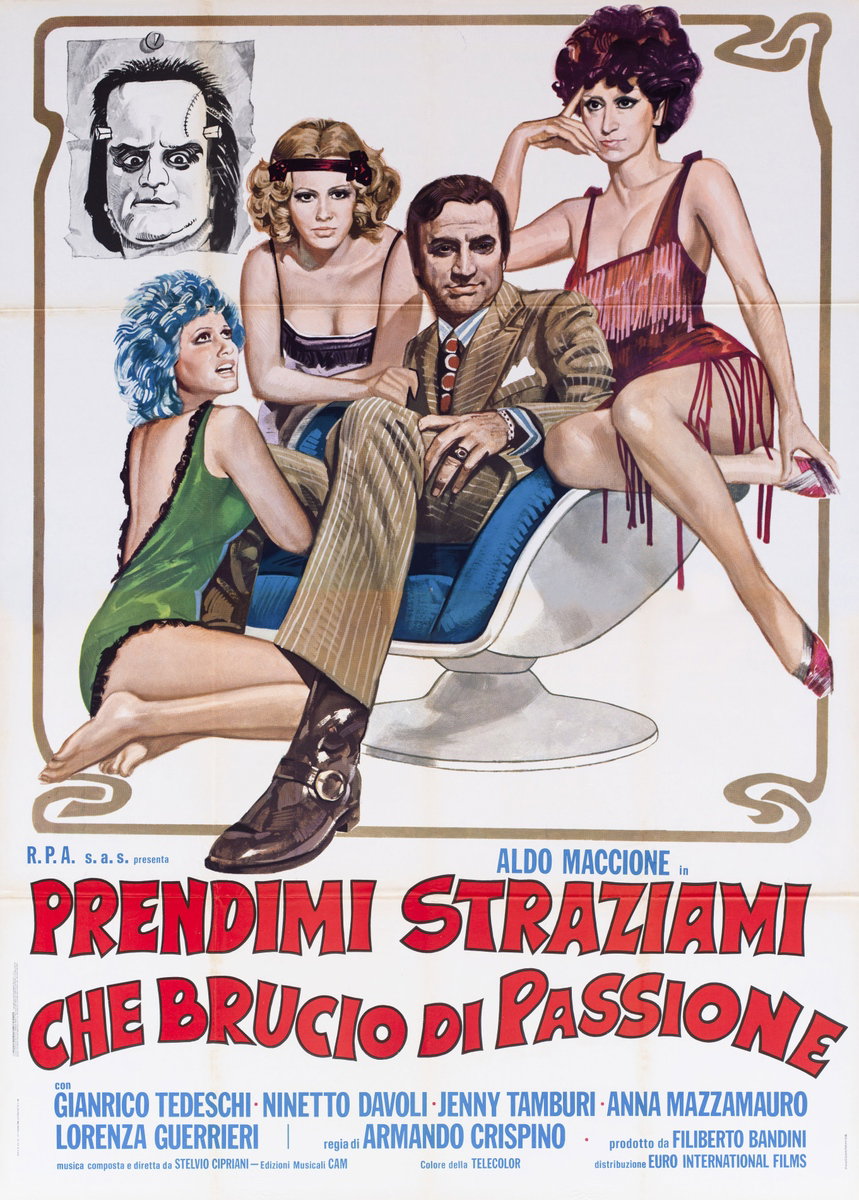 Manifesto 4 per il film Frankenstein all'italiana (1975)